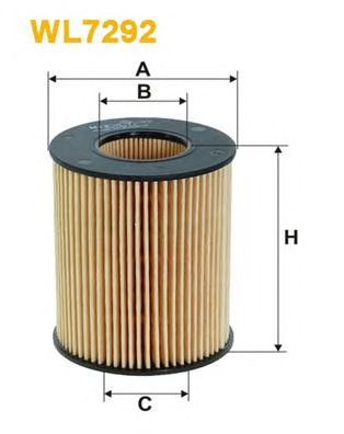 WIX FILTERS wl7292 -  Фильтр масляный двигателя
